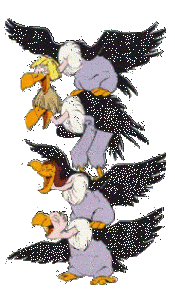 Gif animé vautours pyramide 